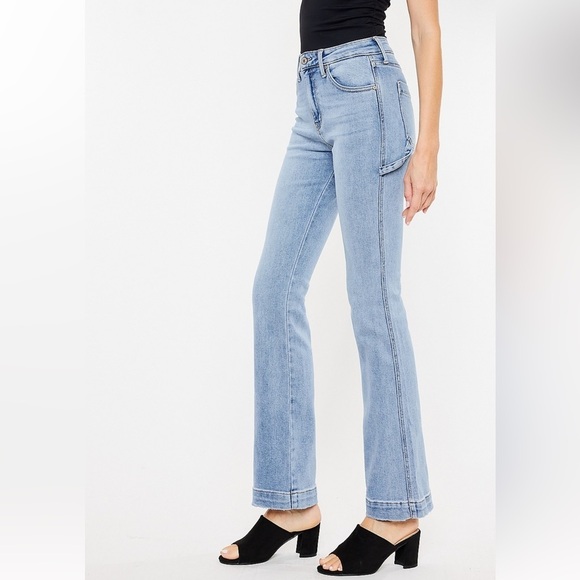 KanCan™ Bootcut High Rise Carpenter Jean 34” inseam - Picture 1 of 8